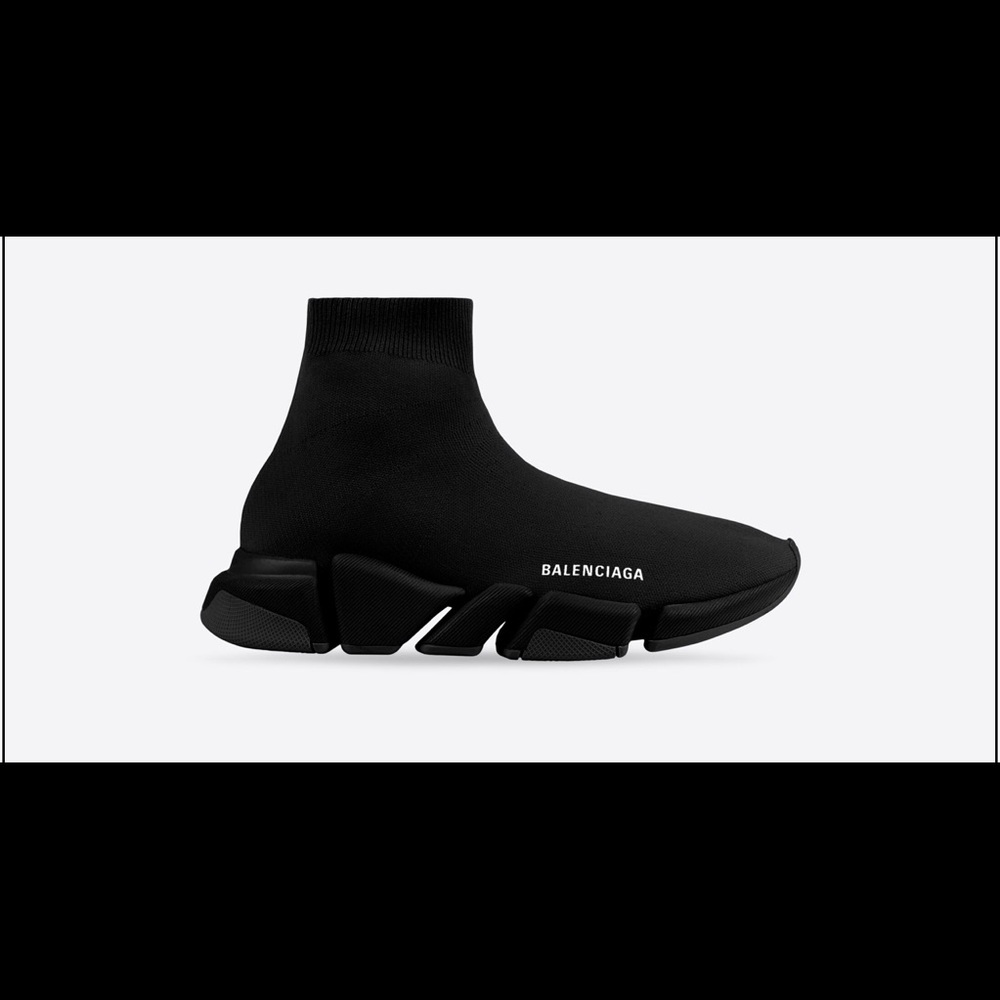 Men’s size 41/ US 8 Balenciaga Speed 2.0 Sneaker Black